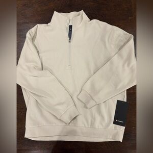 lululemon athletica Cream Zip Up Sweater